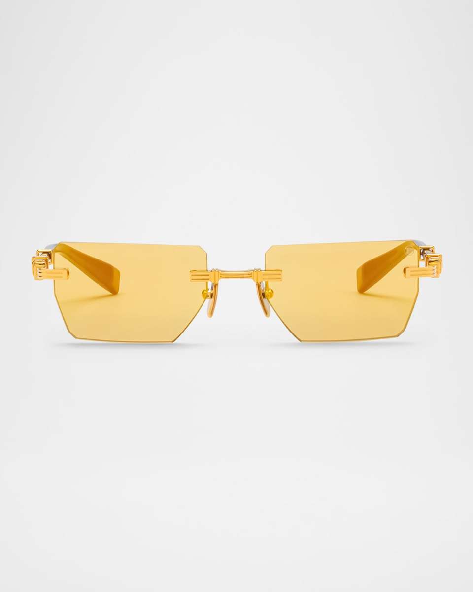 Pierre Titanium Rectangle Sunglasses